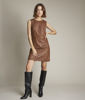 Picture of IZZIE LEATHER DRESS